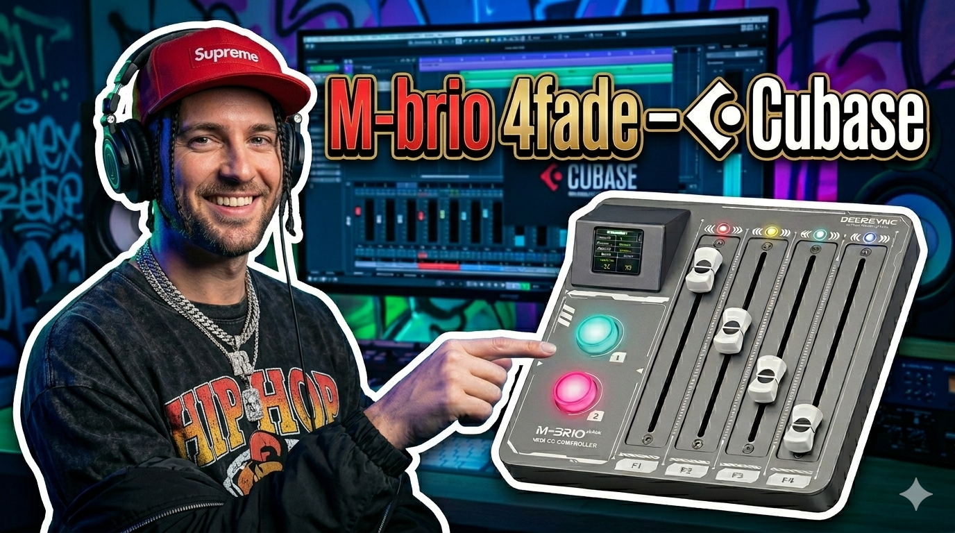 Amazon.com: DEERSYNC M-BRIO-4FADE MIDI CC Controller – No Software