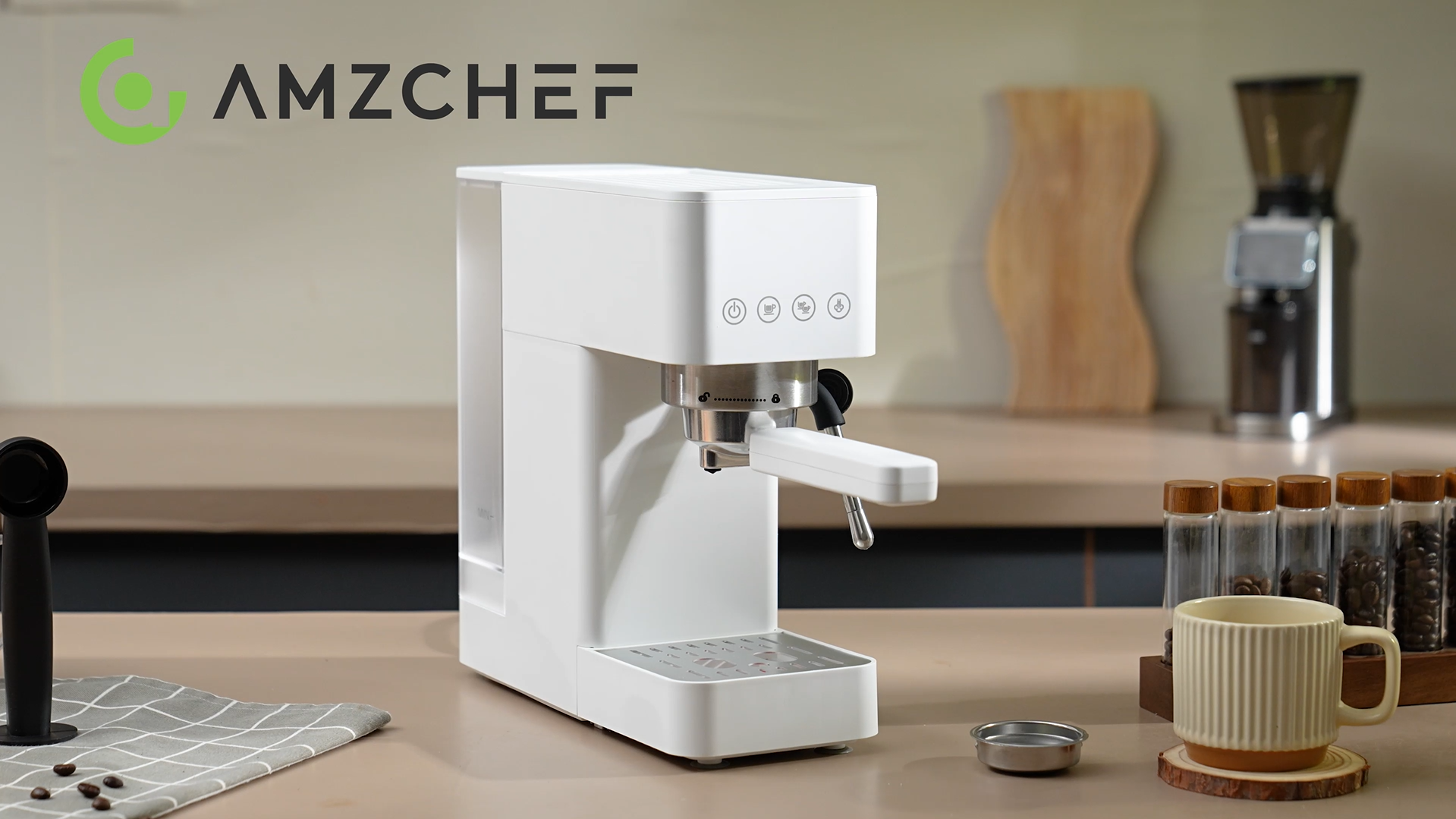 Amazon.com: AMZCHEF Espresso Machine 20 Bar, Compact Espresso