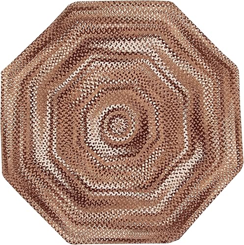 Miniatura 7 de Better Trends Alfombra trenzada degradada, 20 x 30 pulgadas, ovalada, reversible y duradera, 100% algodón suave, ideal para cocina, sala de estar,