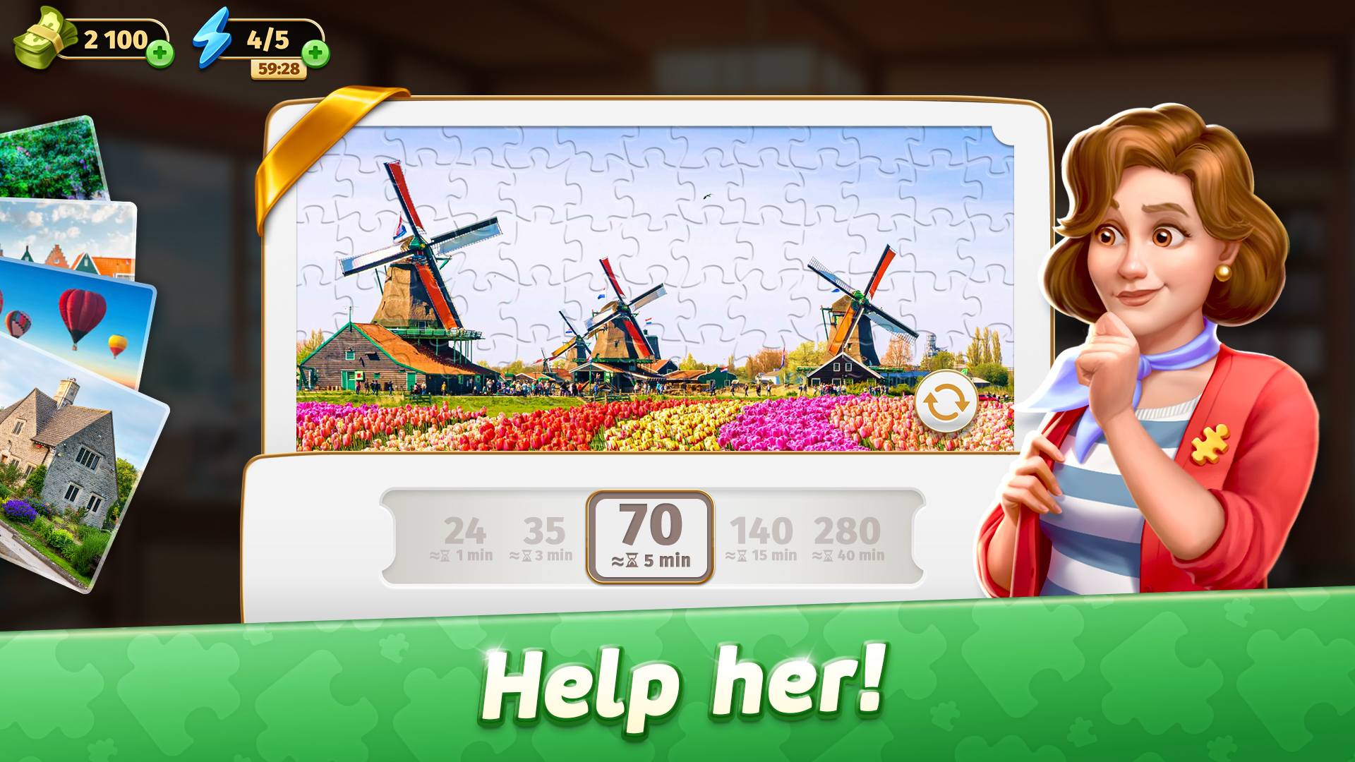 Jigsaw Puzzle Villa Merge home design & puzzles. Solve the best free