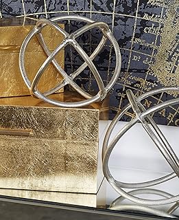 Deco 79 Modern Aluminum Geometric Sculpture, Set of 2 10