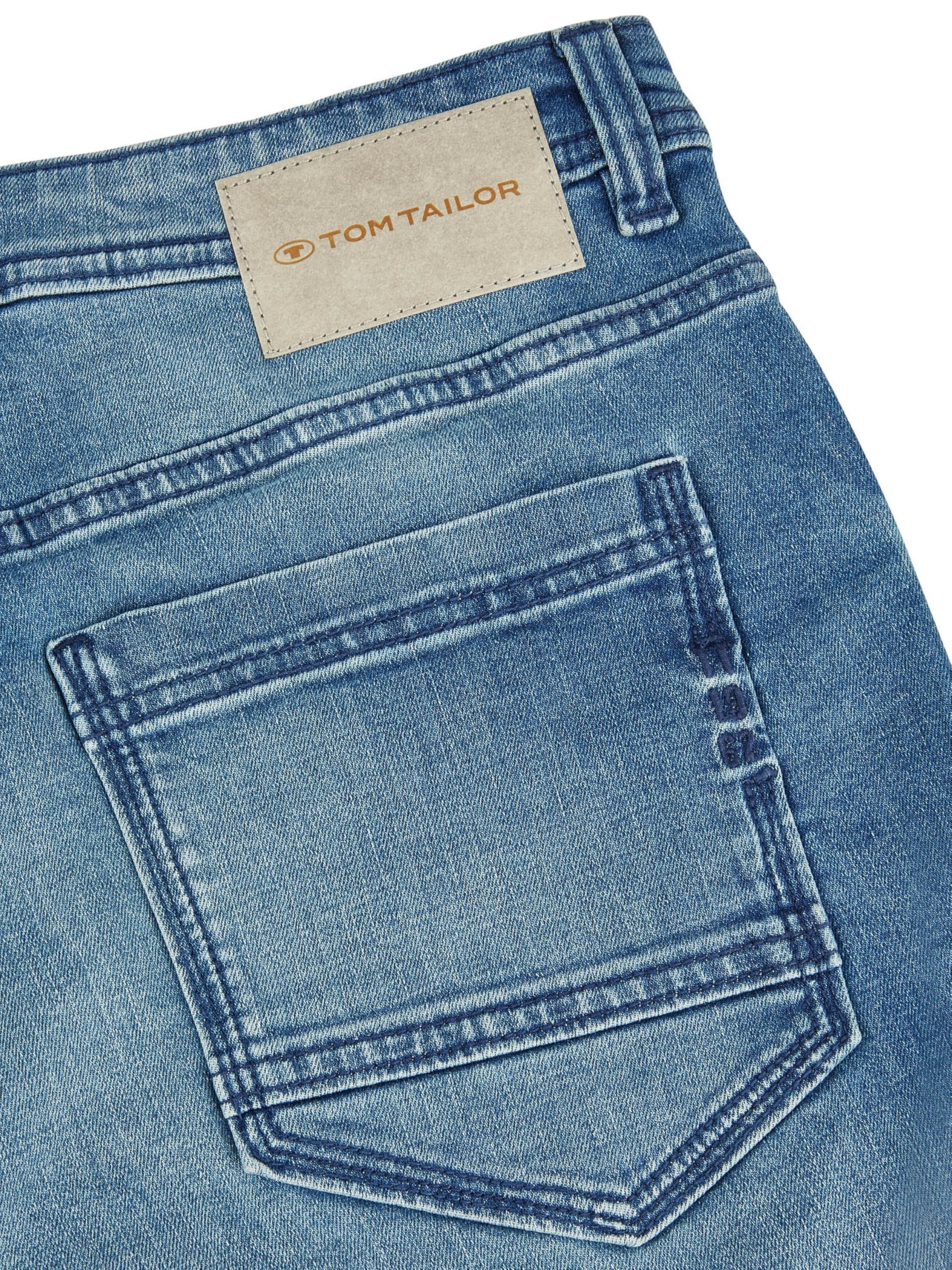 TOM TAILOR Dżinsy męskie, rozciągliwe, krótkie, regularne, slim fit, Josh, krótkie spodnie, bermudy, szorty letnie, denim, jednokolorowe, niebieskie, czarne, 30 31 32 33 34 36 38 40 42
