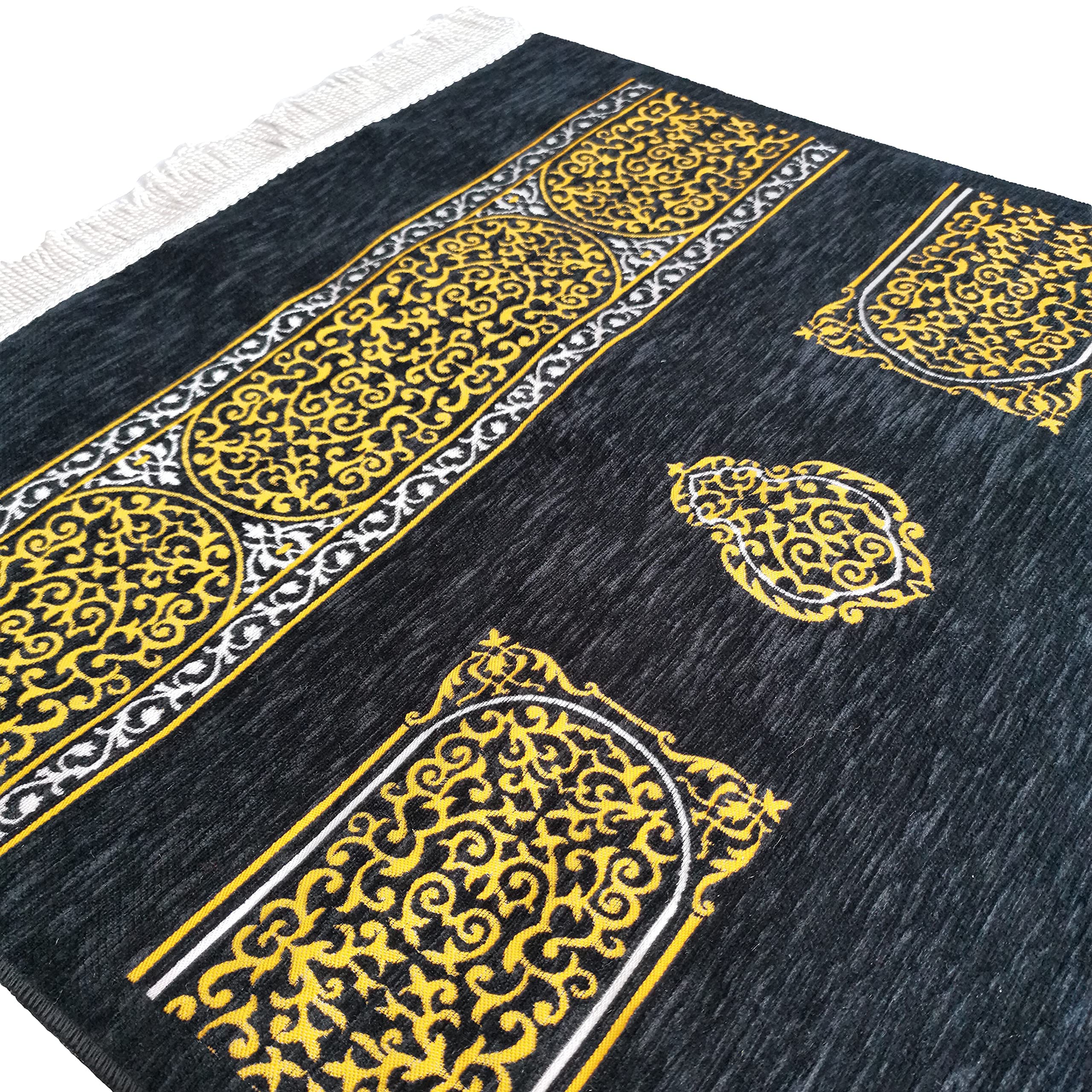 Buy Islamic Prayer Mat Luxury Soft and Cosy Thick Chenille in Kaaba
