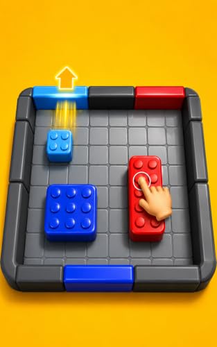 Color Blocks Wood Jam Slide and shape Puzzle Challenge – vue 3