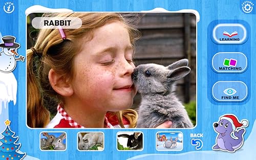 Animals Games for Kids • Play and Learn with Farm and Zoo Animals – Funny Sound Touch and Matching M
