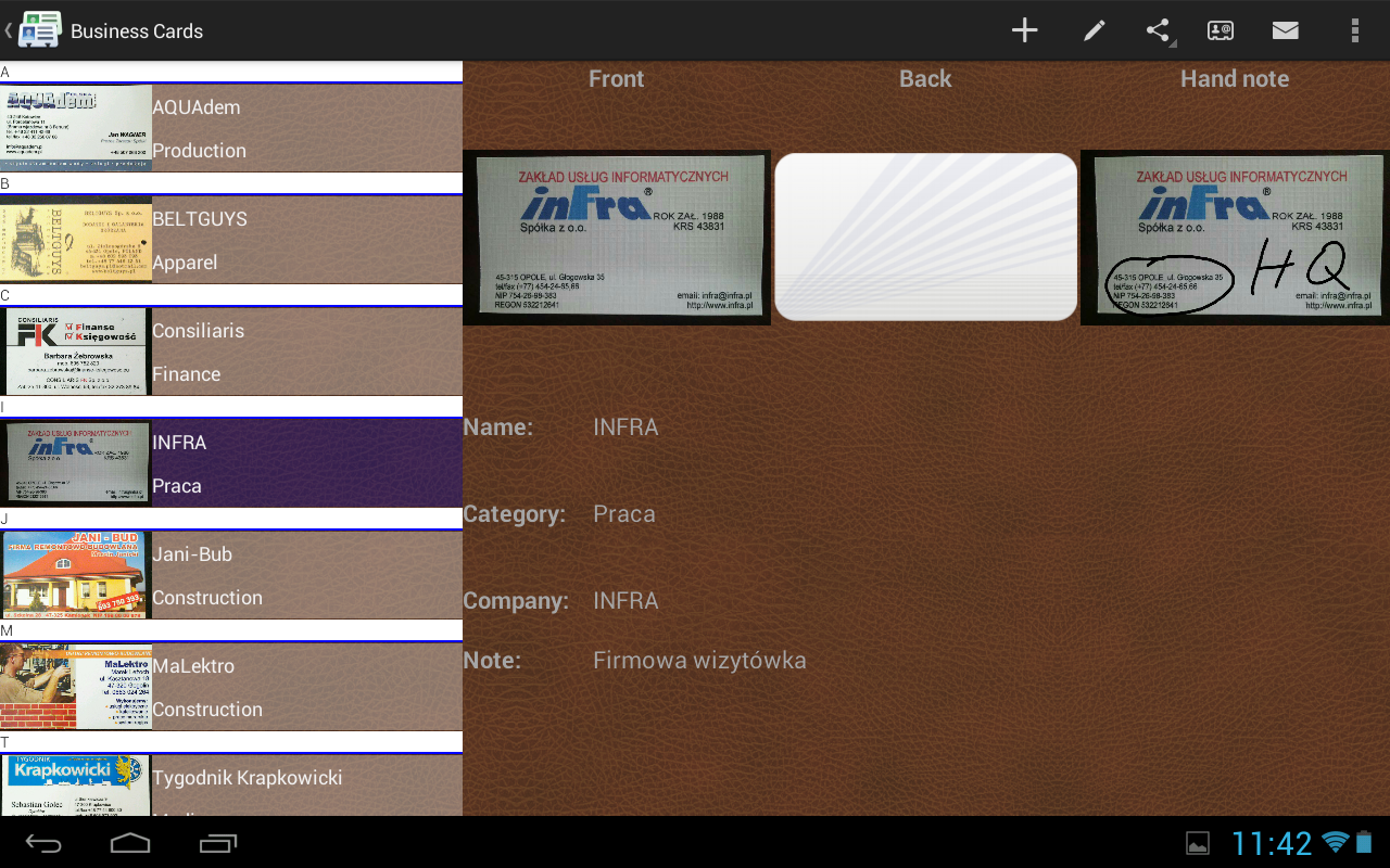 Business for Android