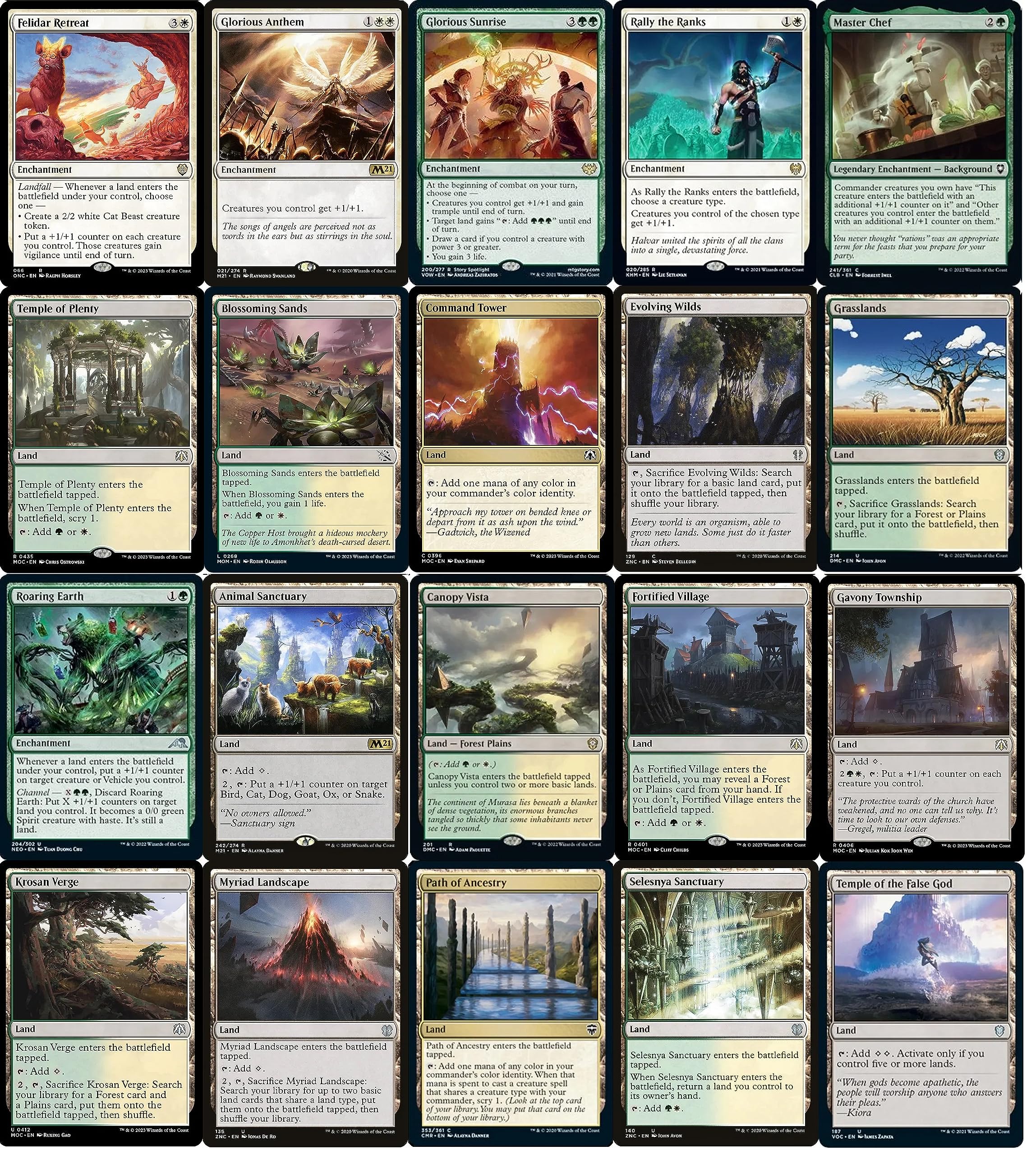 Cat Commander Deck - EDH - 100 Card - Custom Magic The Gathering Deck