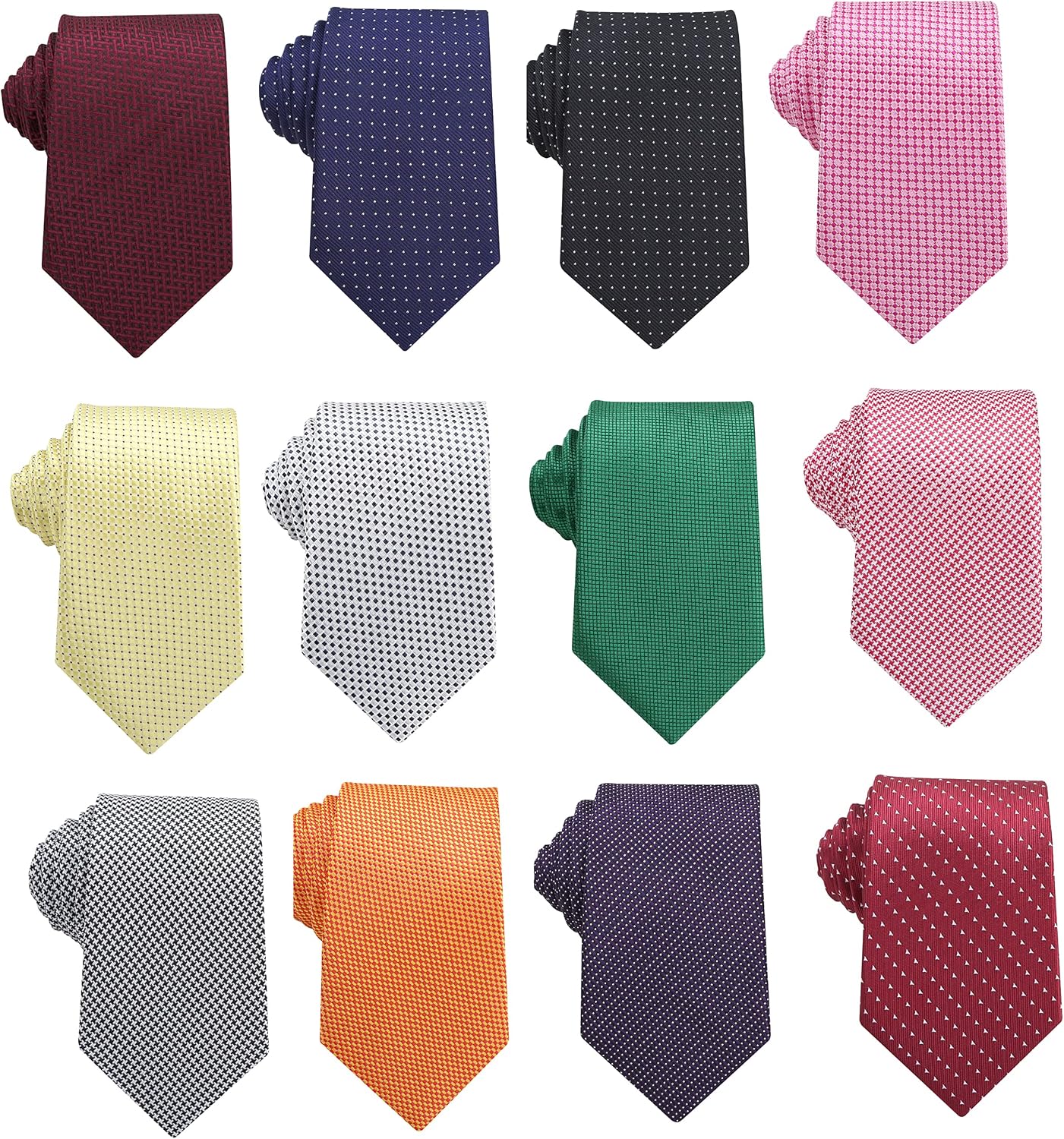 WeiShang Neckties for Men, Classic Formal Tie