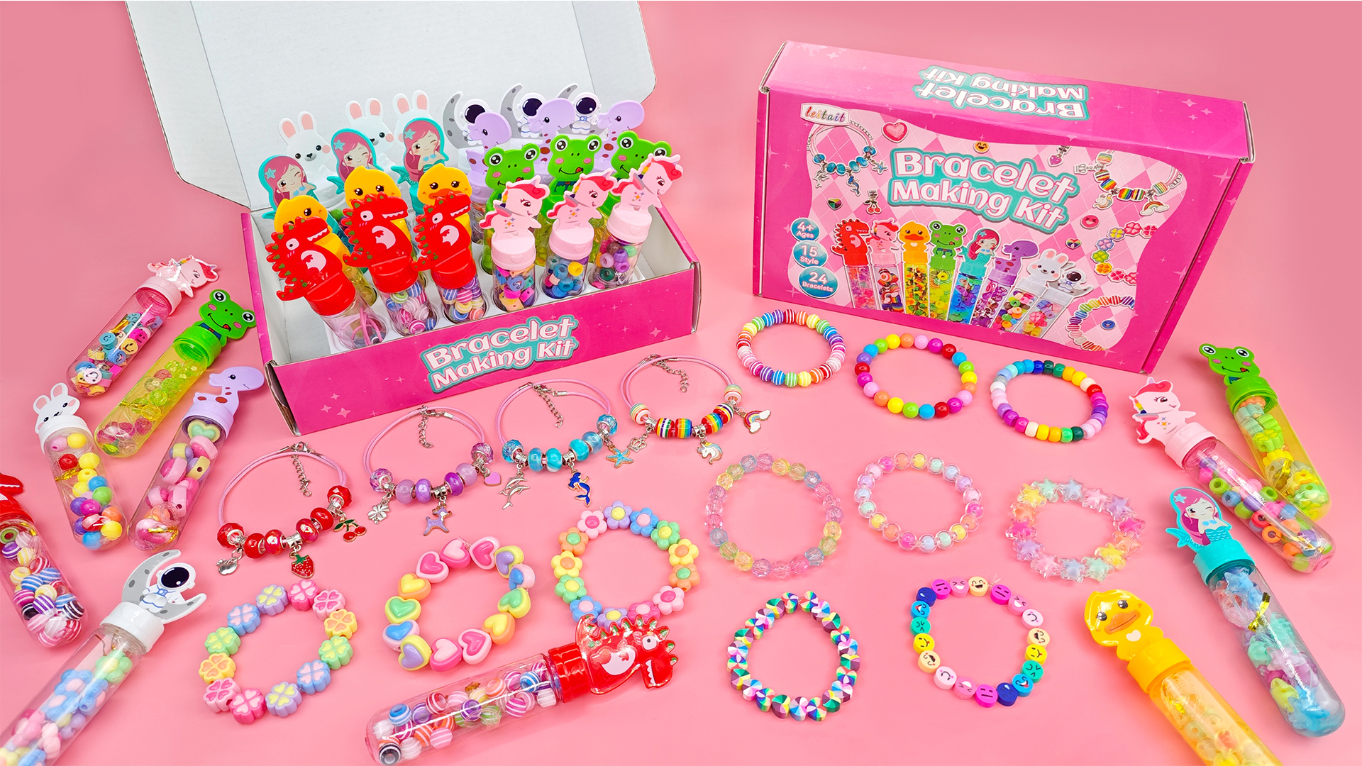Amazon.com: leitait 24 Pack Bracelet Wands,Charm Bracelet Jewelry