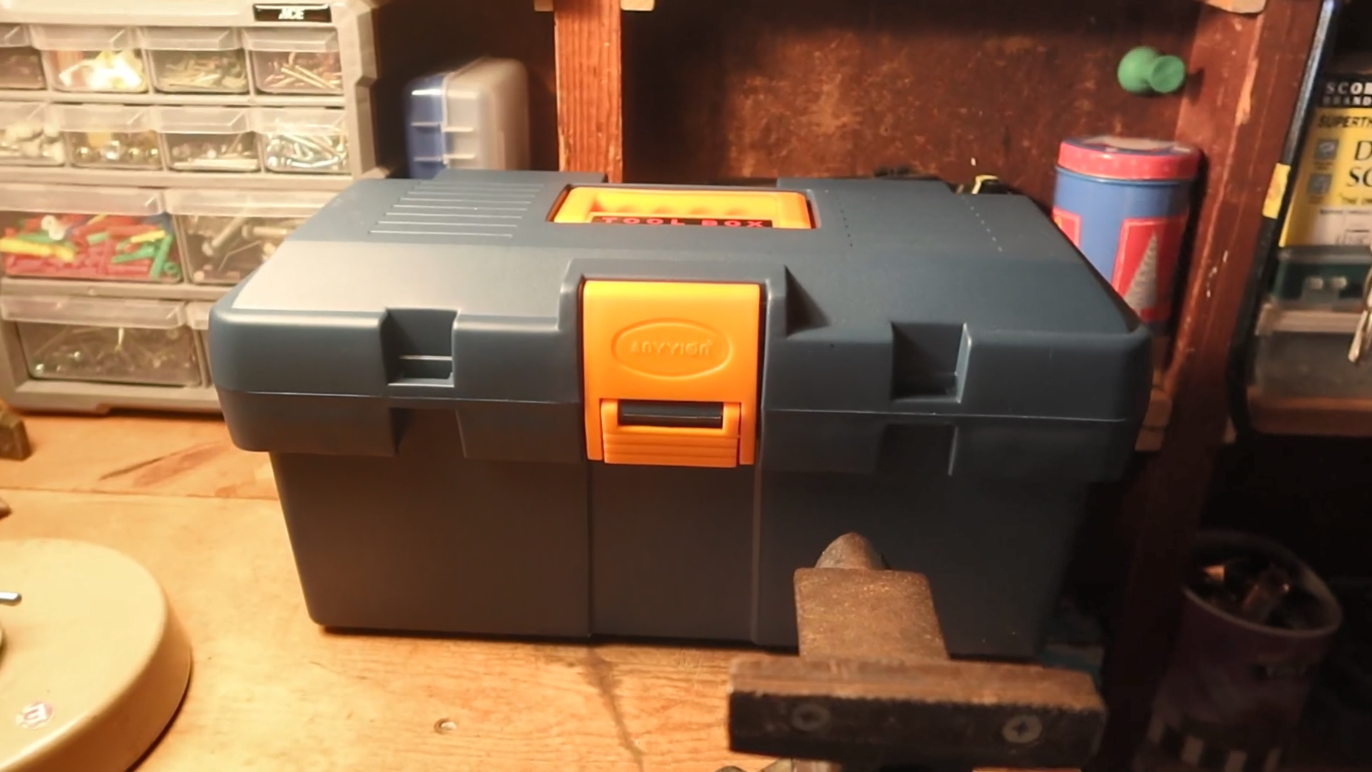 Anyyion 13In Small Tool Box,Lockable Tool Box for Home,Truly