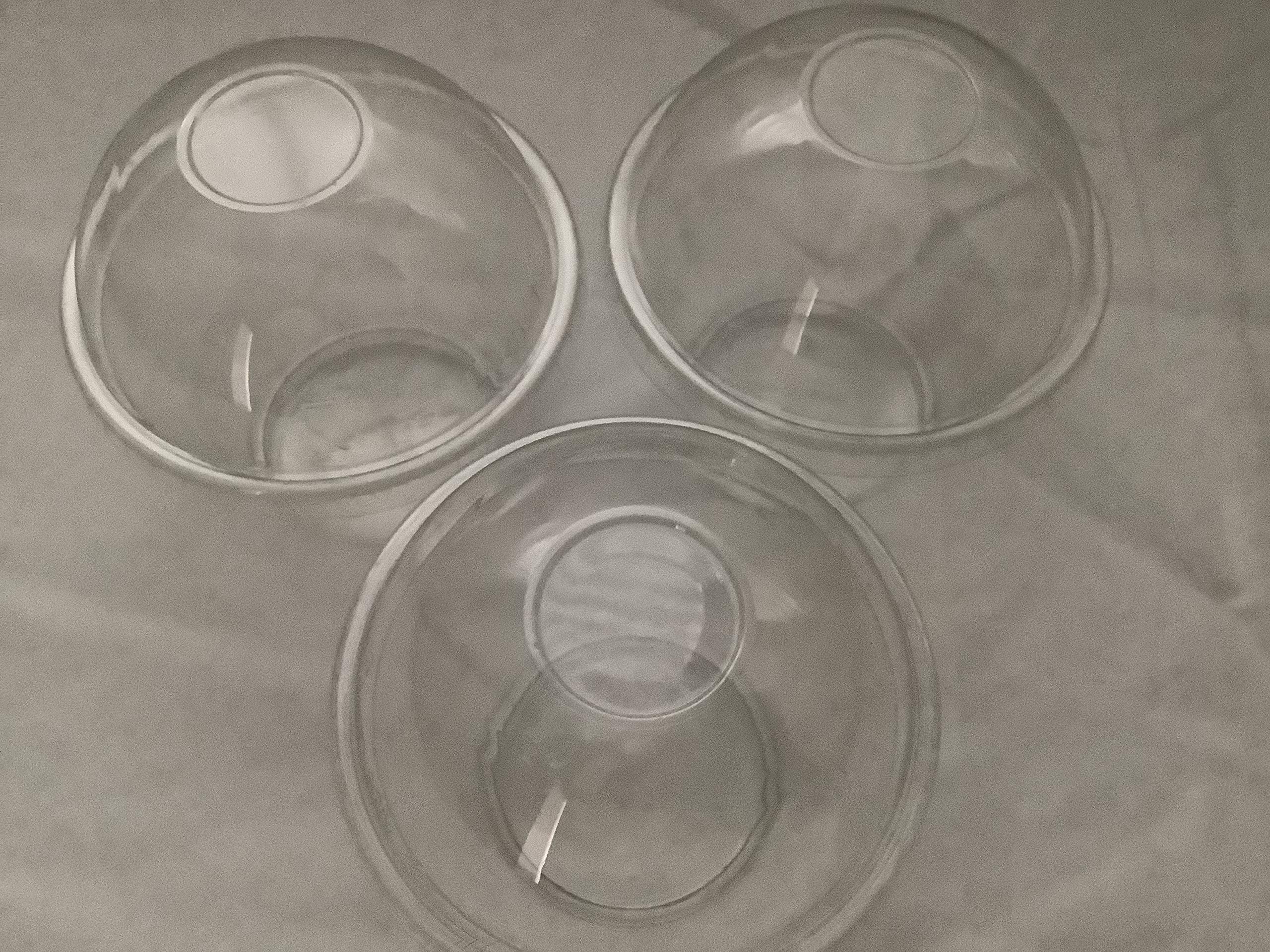 100sets 5oz. Plastic Ultra Clear squat Cups with Dome lids without hole is for Cupcake, icecream …