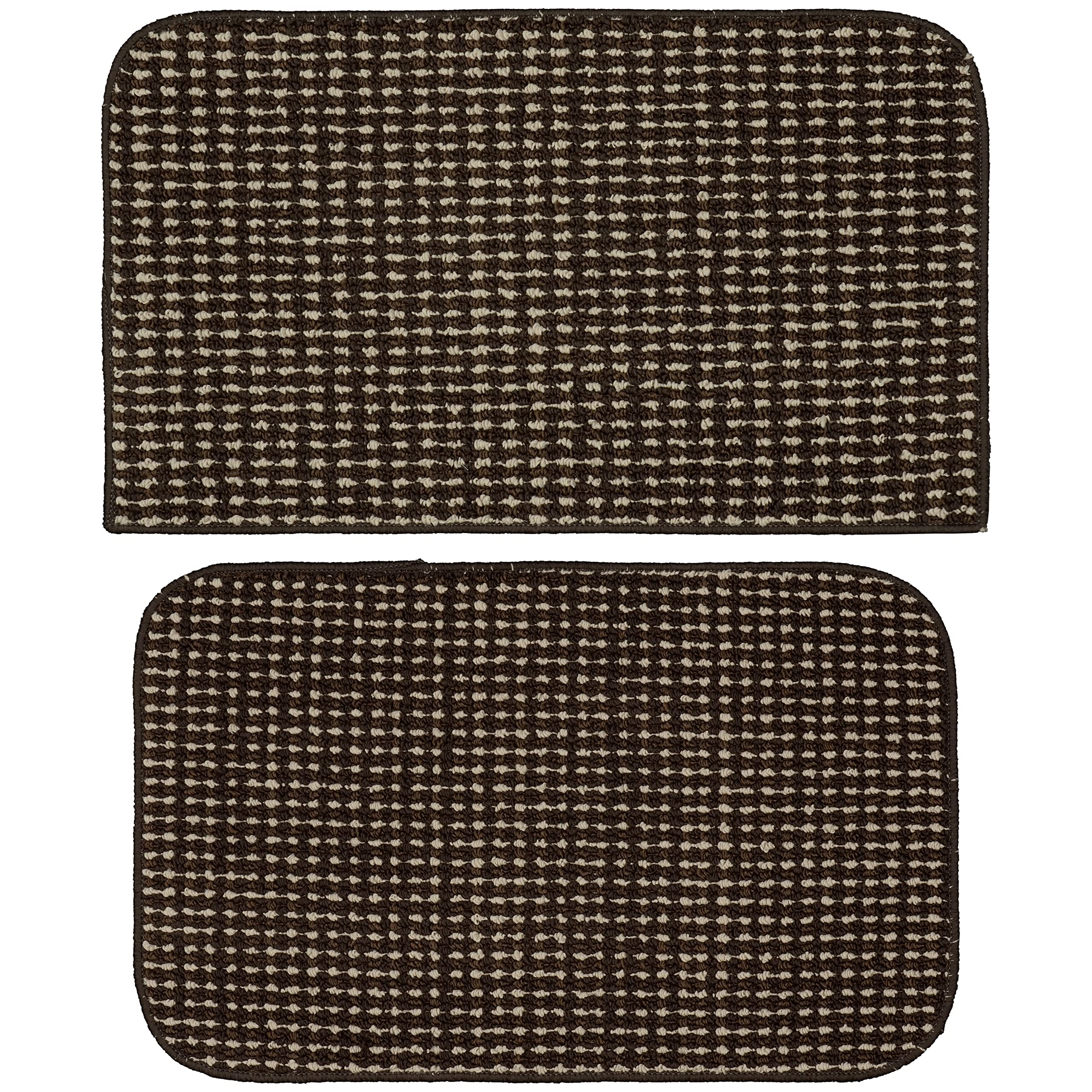 Garland Rug Berber Coloriations 18" x 28"/18" x 28", Mocha