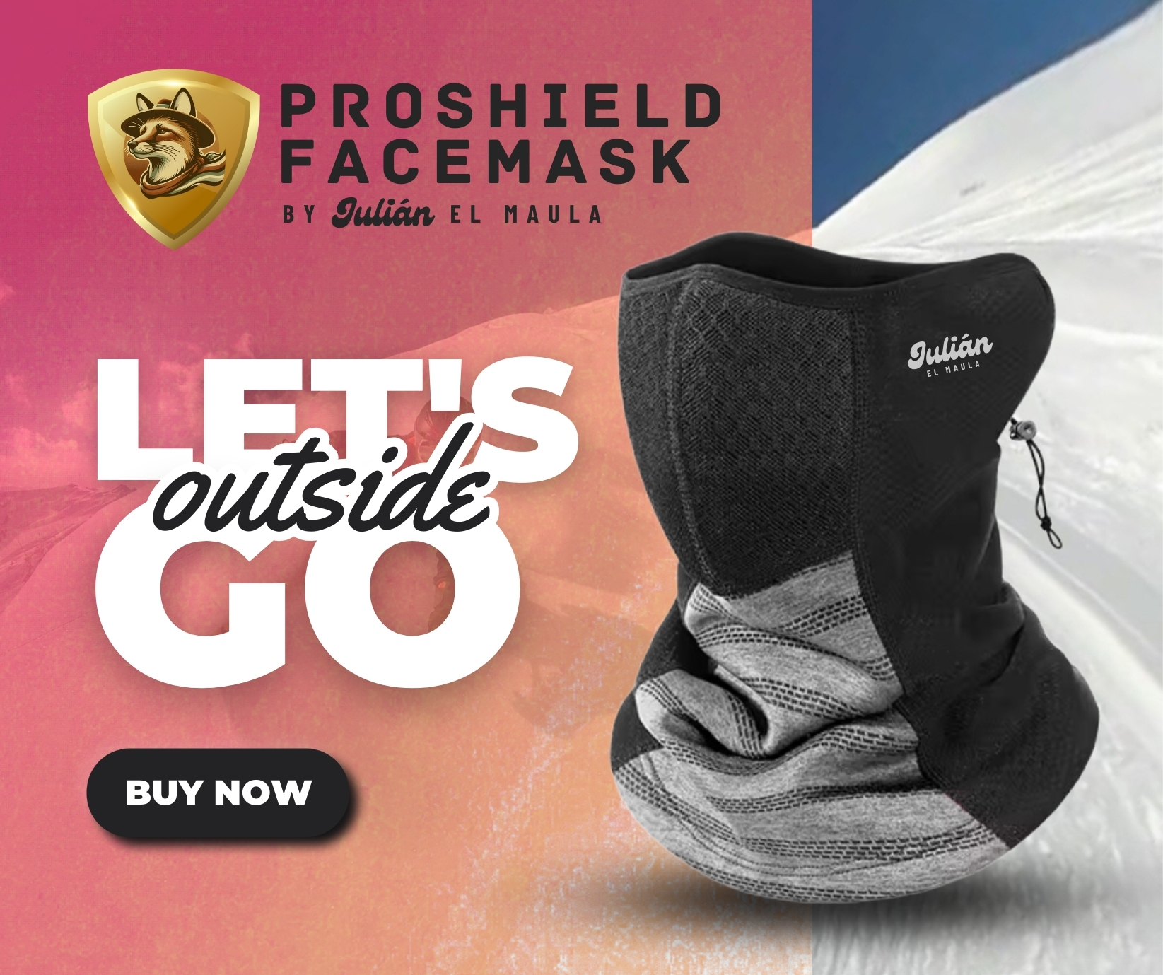ProShield FaceMask for Men & Women, Ultimate Winter Neck Gaiter