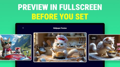 Cute Cat Wallpaper for TV - Kitten Backgrounds HD 4K, Live Cat Wallpapers, Orange Cat Photos, Cat Love Scenes, Battle Cats Art, Cat in the Hat Themes, Cool 3D Wallpapers, Preppy Screensavers – vue 9