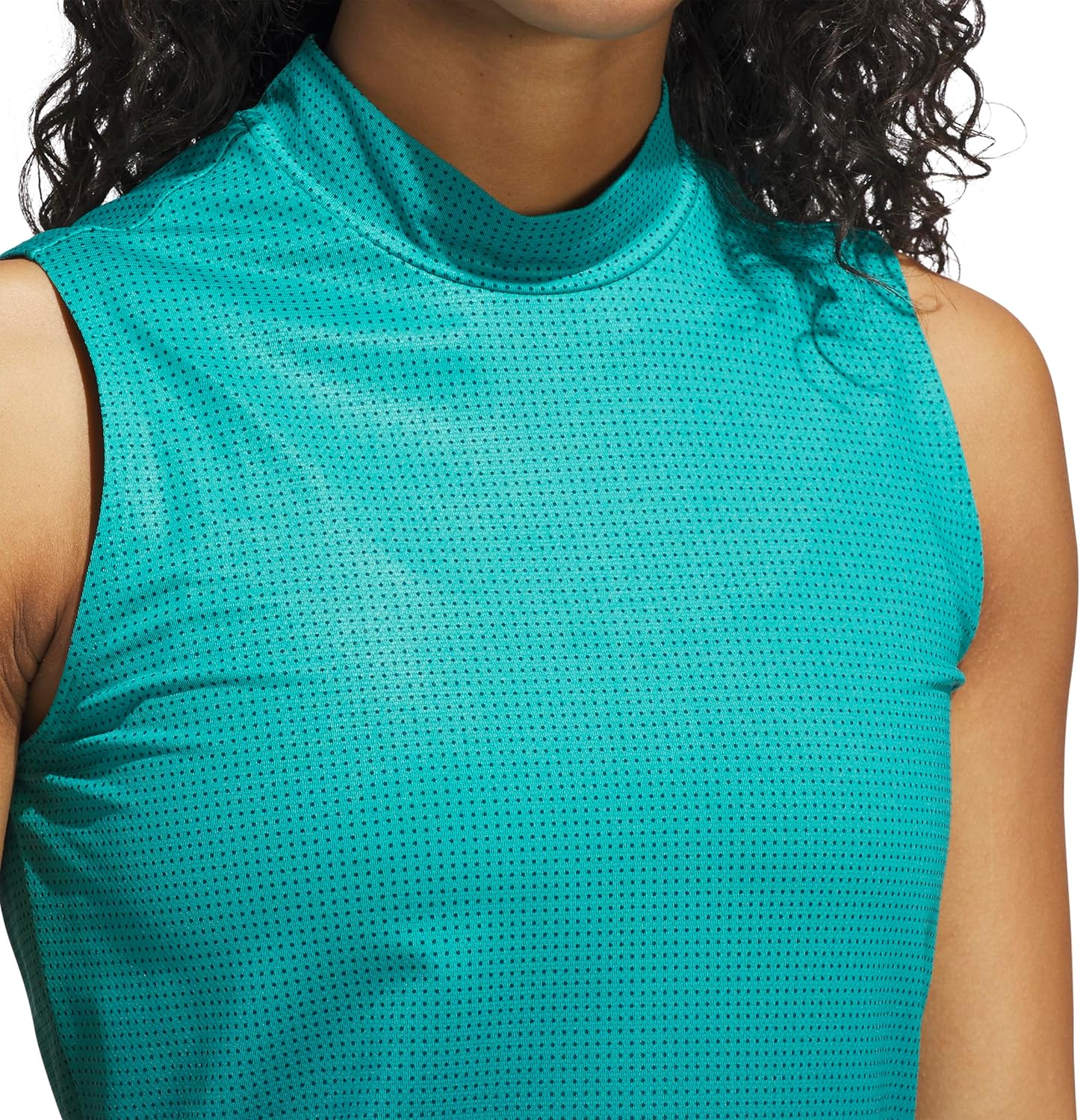 adidas Womens Ultimate365 Gradient Sleeveless Mock Neck Top - Image 6