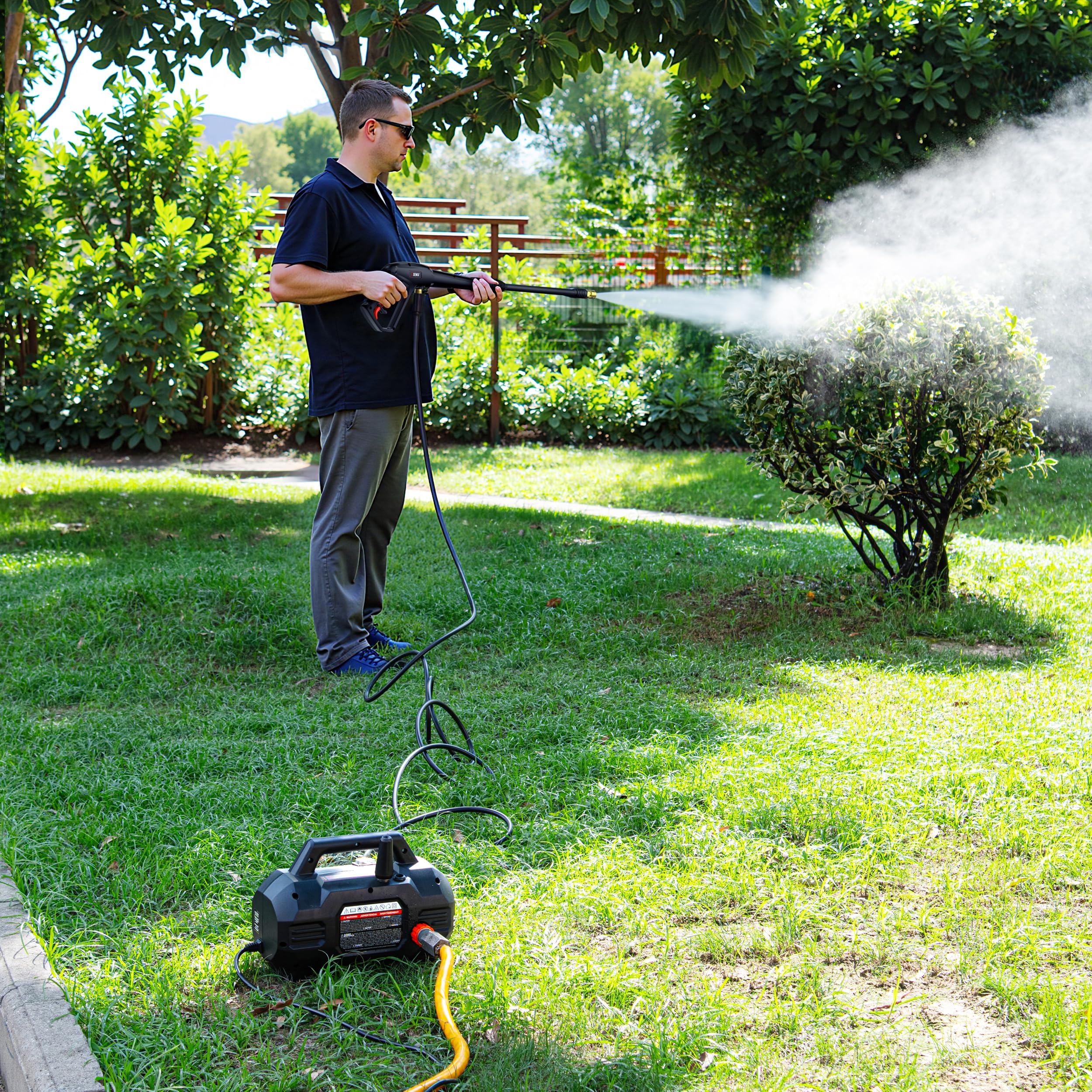 Amazon.com : SENIX 13 Amp Electric Pressure Washer - 1700 PSI, 1.2