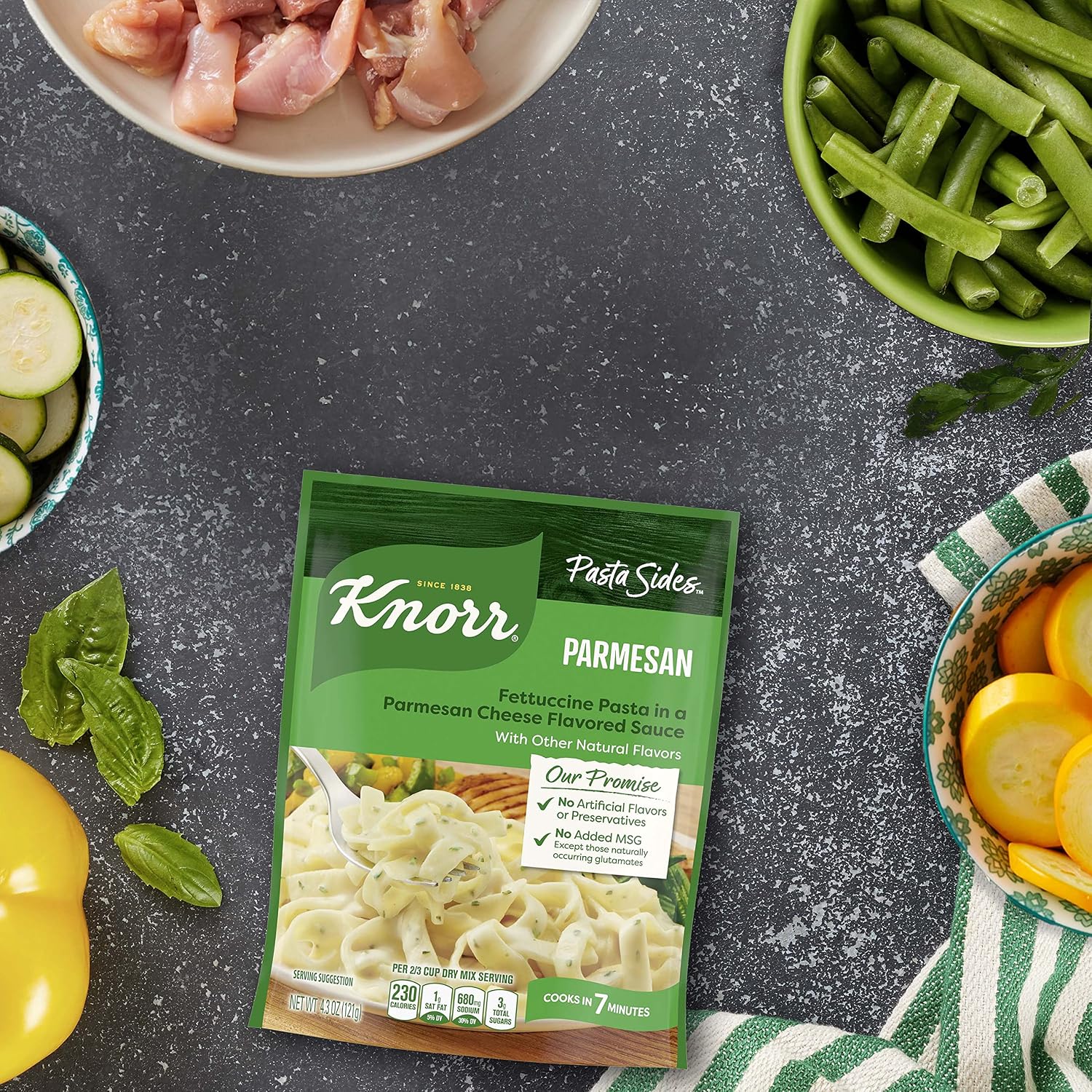 Knorr Sides Parmesan Pasta, 4.3 Oz