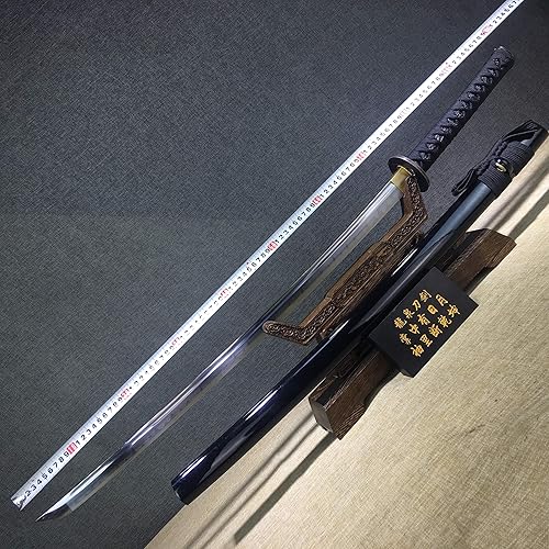 Miniatura 2 de Katana hecha a mano japonesa Wakizashi Samurai Espada T10 Acero Arcilla Templada Hoja