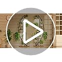 Plant Stand Indoor with Grow Lights, 6 Tiered Tall Plant Shelf, 63" Metal Plant Stand for Indoor Plants Multiple, Half-Moon Plant Rack Display Shelf, 2 Pcs Plant Holder for Living Room, Patio