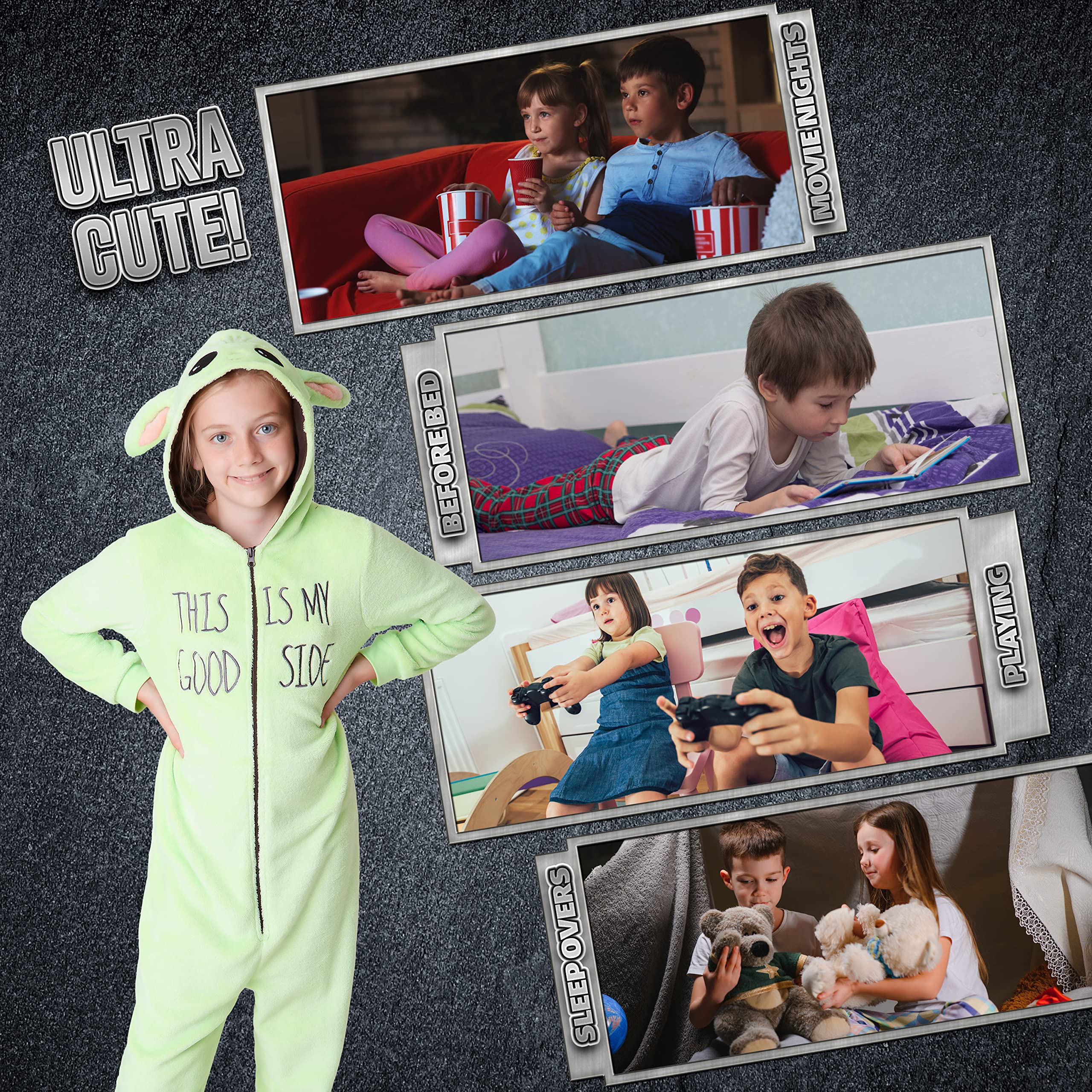 Disney Pigiama Intero Pile Bambina - Pigiama Stitch Angel Minnie Malefica 2-15 Anni - Gadget Stitch Idea Regalo Bambine