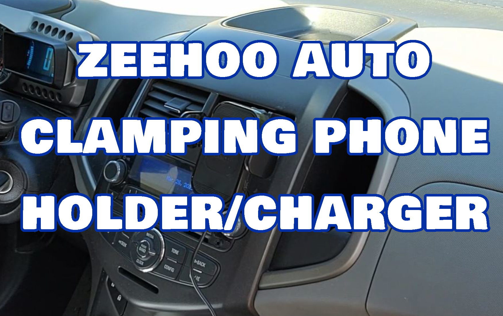Watch ZeeHoo Auto-Clamping-Charging Car Phone Holder on Amazon Live