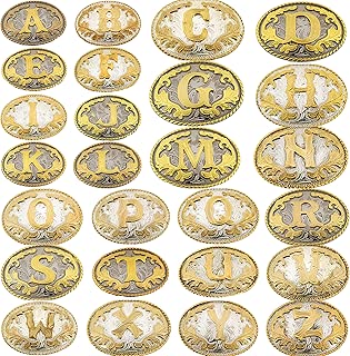 Initial Belt Buckle Vintage Alphabet Monogram Letter Texas Usa Rodeo Western New - coolthings.us