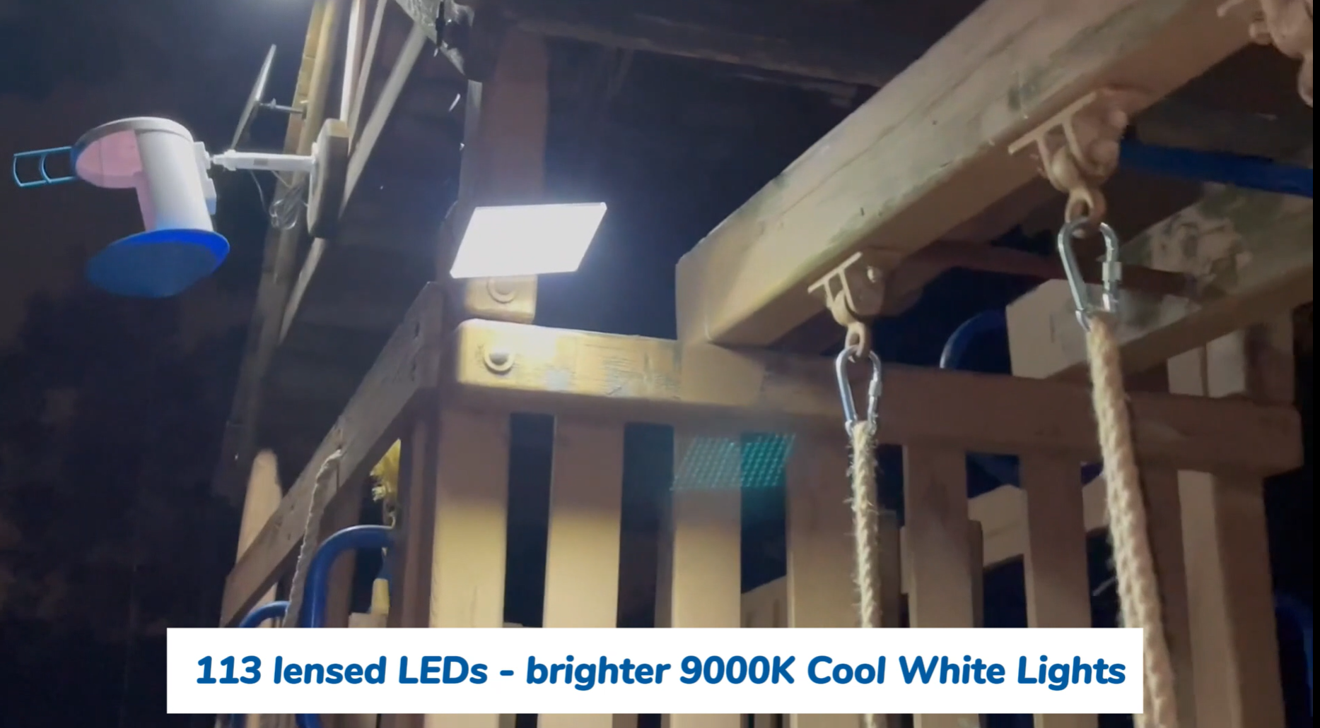 JACKYLED Solar Lights Outdoor Waterproof, Motion Sensor Flood