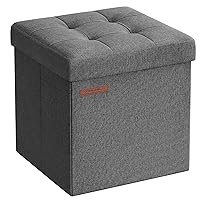 SONGMICS Cassapanca, Pouf Contenitore