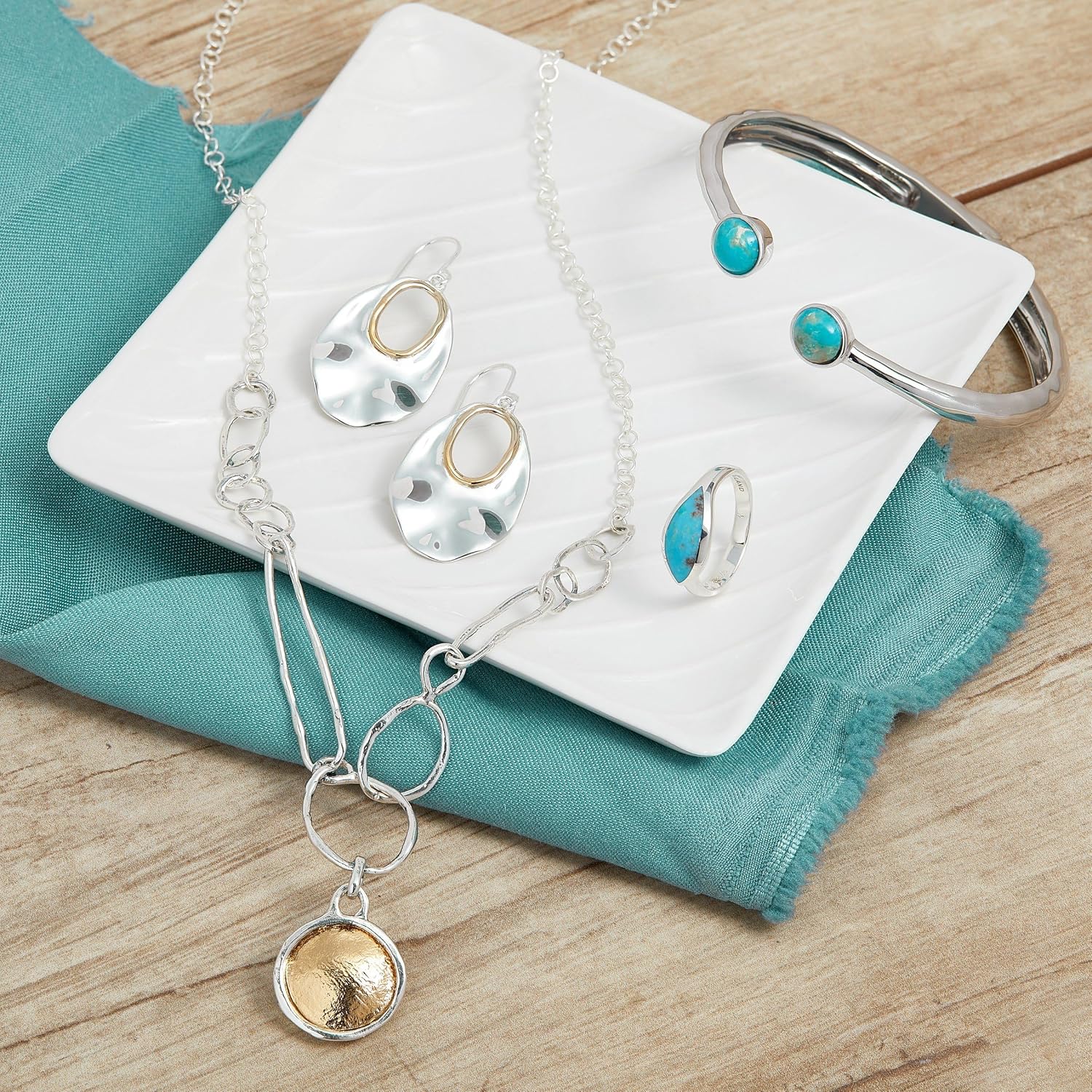 Silpada 'Sole Truth' Sterling Silver with 14K Yellow Gold Plating Pendant Necklace, 18" + 2" - Image 8