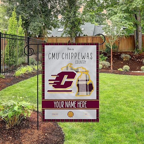 Miniatura 3 de Rico Industries NCAA - Etiqueta a cuadroshash  This is Country de 13 x 18 pulgadas, doble cara