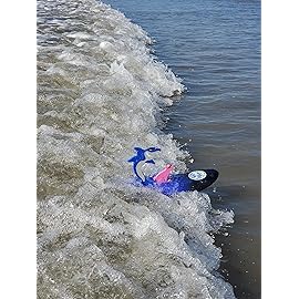 Surfer Dudes Legends & Surfer Pets Wave Powered Mini-Surfer, Pet and Surfboard Beach Toy (Mako P.I. and G.)