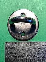 Vista 2 de US Stainless 4 piezas de acero inoxidable 316 redondo almohadilla ojo 5/16" 0.315 in (2" 1.969 in diámetro) grado marino