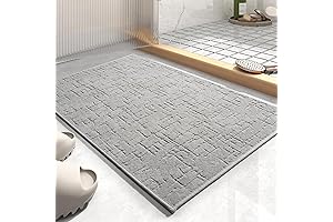 AMOAMI-Bath Mat-Super Absorbent Quick Dry Bathroom Floor Mats