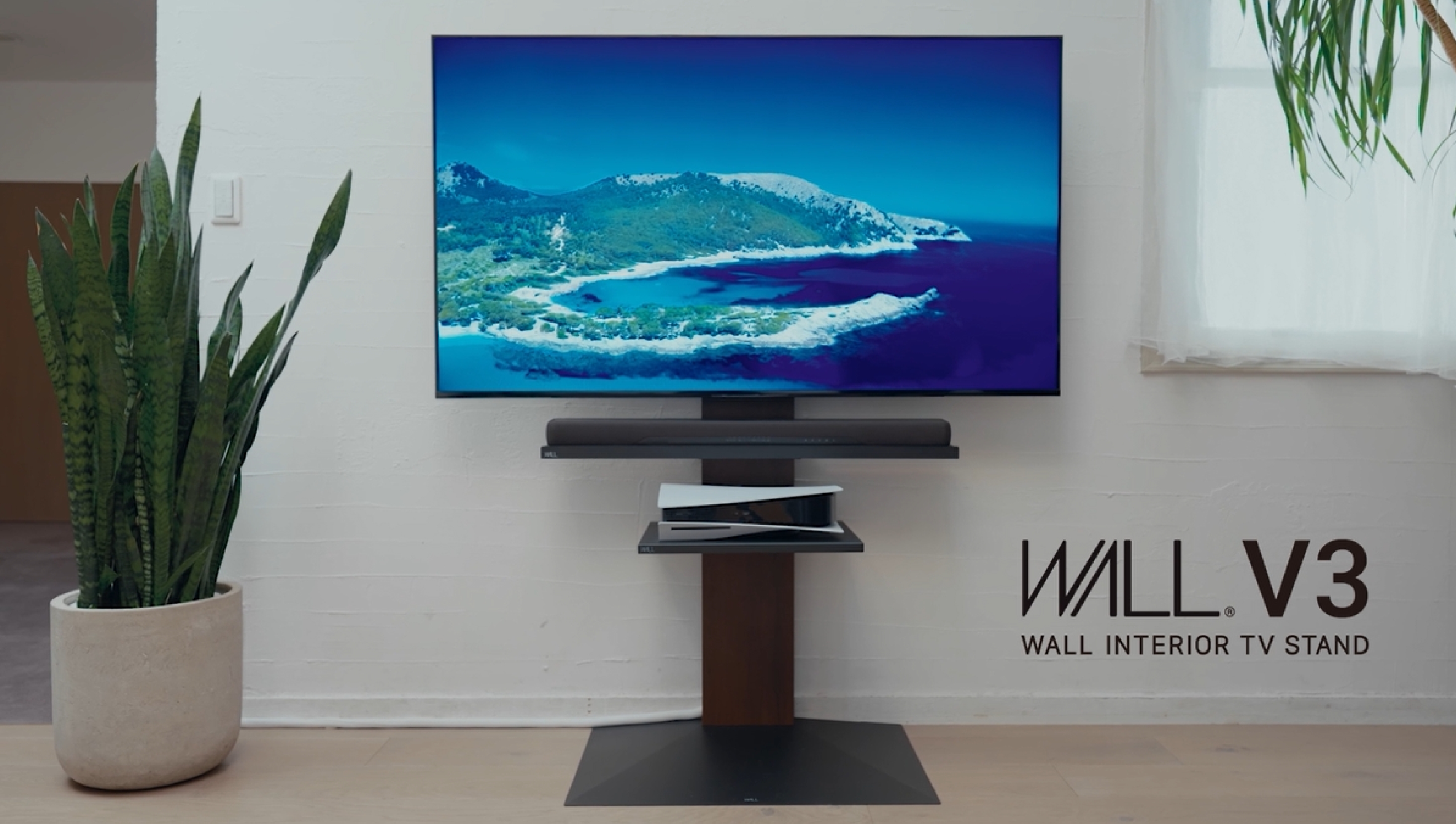 テレビ EQUALS WALL V3 LOW TYPE V3 Wall-side Type | WALL INTERIOR TV STAND