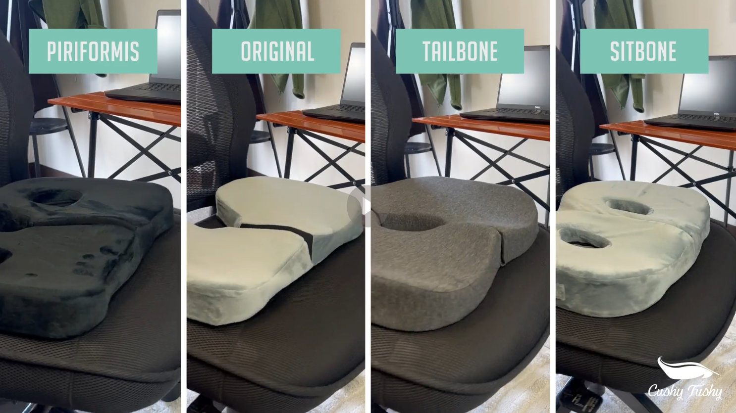 Amazon.com: Cushy Tushy Premium Foldable Travel Seat Cushion - for