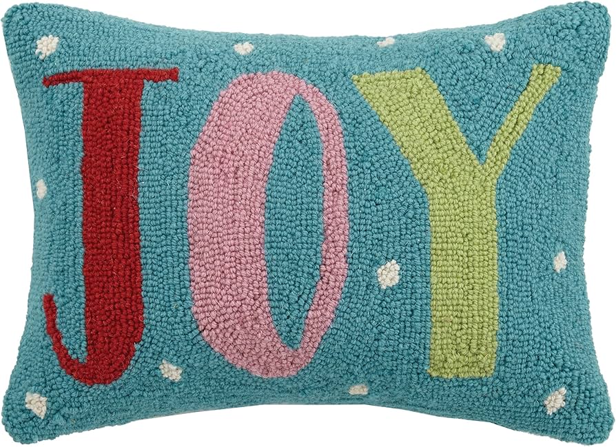 Amazon.com: Peking Handicraft 31HRS2013C16OB Joy Hook Wool Lumbar