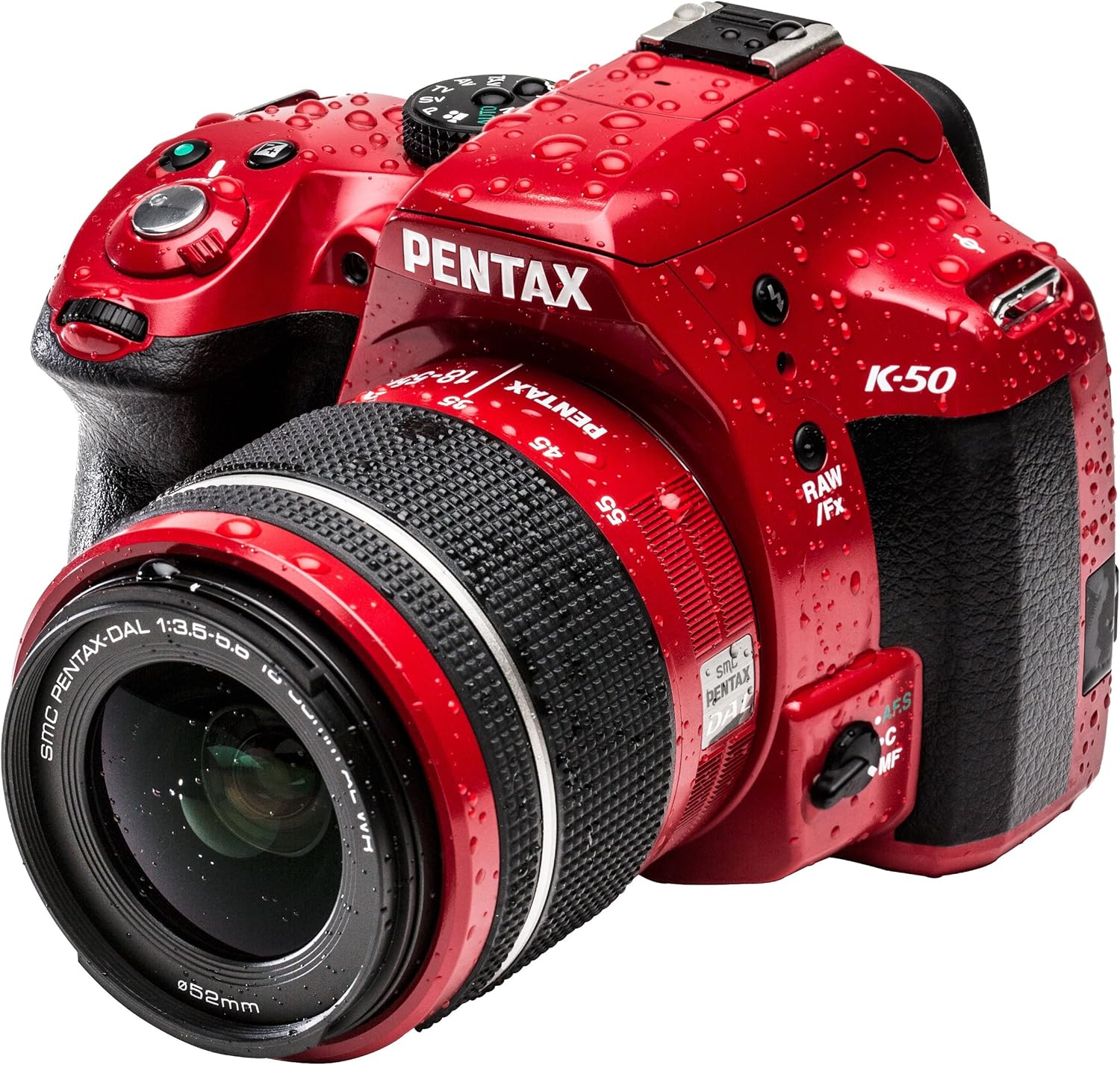 Pentax K-50 16MP Digital SLR Camera Kit with DA 18-135mm WR f3.5-5.6 Lens (White)