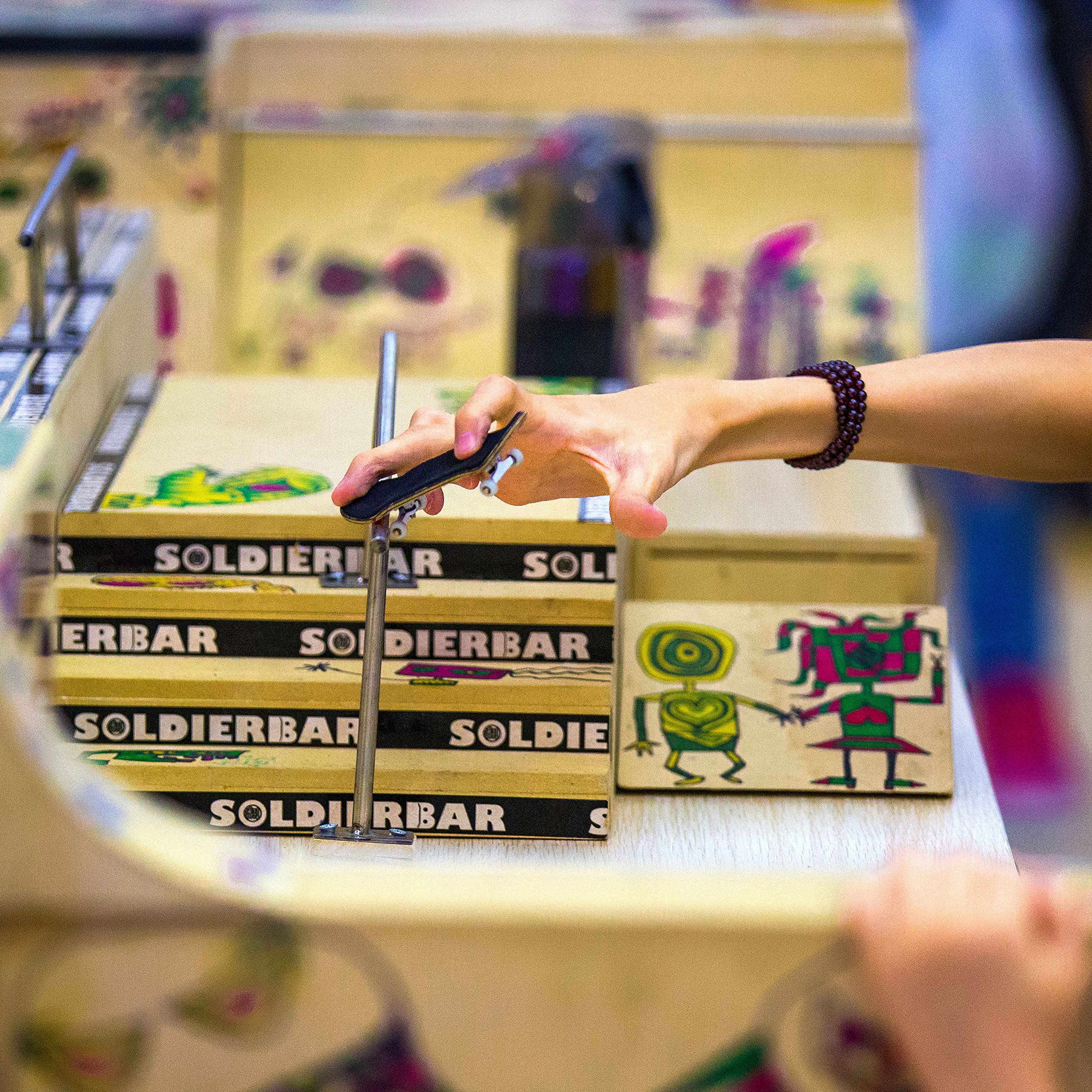 Buy SOLDIER BAR Soldierbar Fingerboards Parts Wheels (PRO Bearing 4Pcs