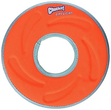 Chuckit 18100 Medium Orange Chuckit!? Zipflight Frisbee Dog Toy