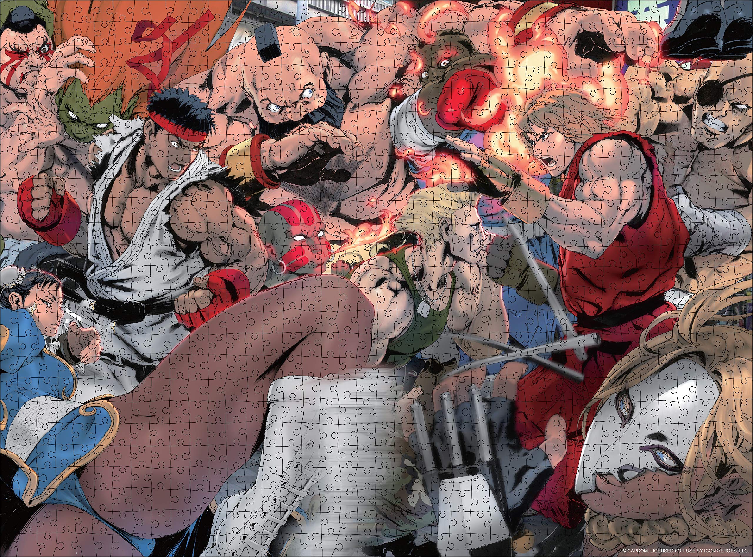 Street Fighter Jigsaw Puzzle by Akiman : Amazon.sg: Toys