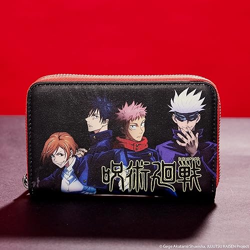 Miniatura 5 de Loungefly Anime Cartera de Jujutsu Kaisen "Year One Class", exclusiva de Tienda
