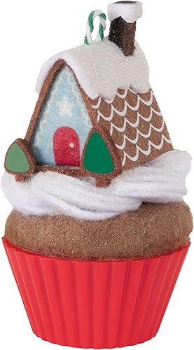 Hallmark Keepsake Adorno de Navidad 2023, magdalenas de Navidad, pan de jengibre, regalos de comida