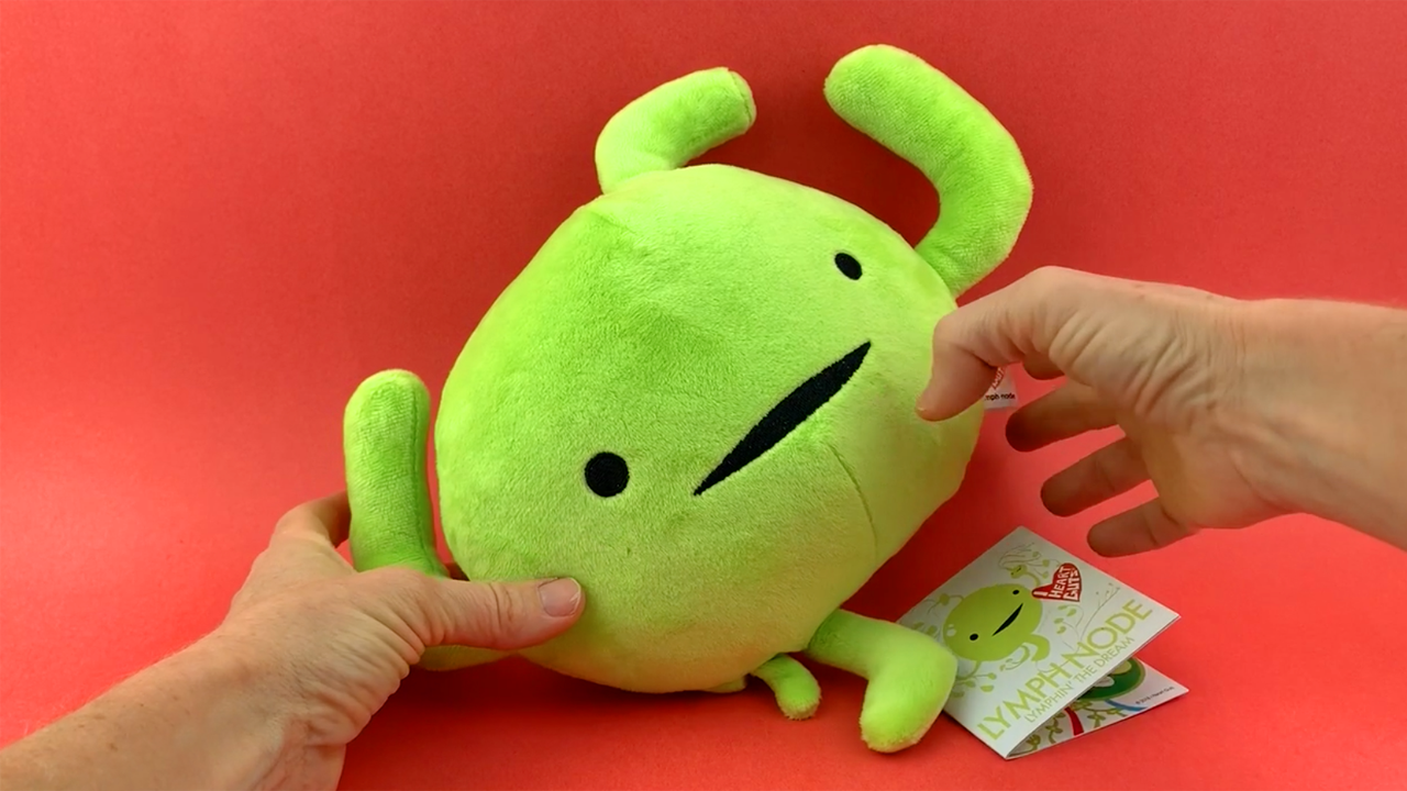 Amazon.com: I Heart Guts Lymph Node Plush - Rock Your Antibody