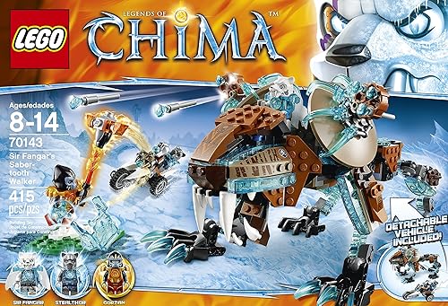 Miniatura 2 de LEGO Chima 70143 Sir Fangar's Saber-Tooth Walker Building Toy