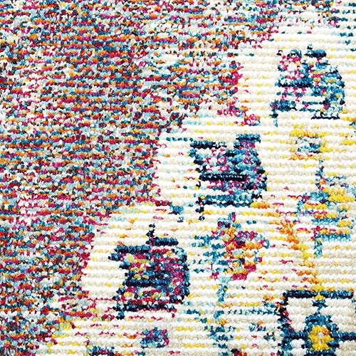 Vista 8 de Home Dynamix Nicole Miller Patio Starlight Cedar para interiores y exteriores, gris, 7 pies 9 pulgadas x 10 pies 2 pulgadas, gris