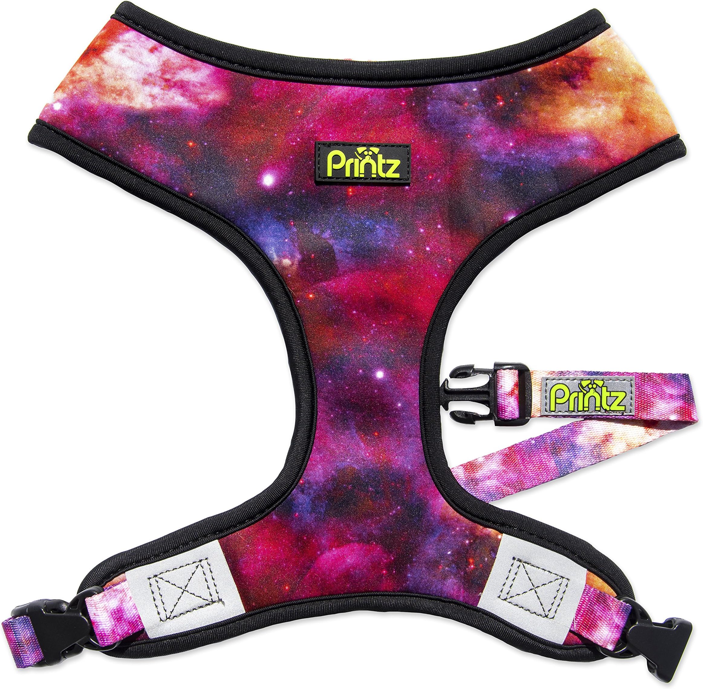 Printz Pet Supply Reversible Breathable Neoprene Dog Vest Harness (Stellar, Large)