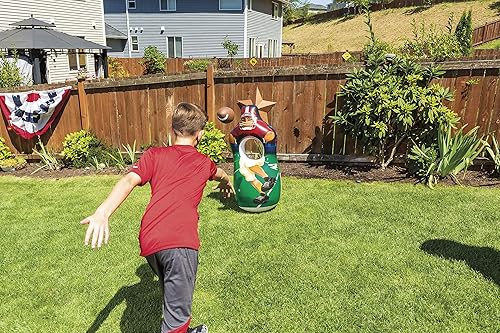 Miniatura 2 de Toysmith Juego de lanzamiento deportivo inflable juegos deportivos para niños y niñas fútbol y béisbol multicolor