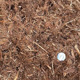 Fresh Natural Shredded Redwood Mulch, Fine Gorilla Hair Garden Bark, 1 Cubic Foot (34QT). Uses are Landscaping Beds, Potting Soil Mixes, Weed Deterrence, Moisture Retention, and More.
