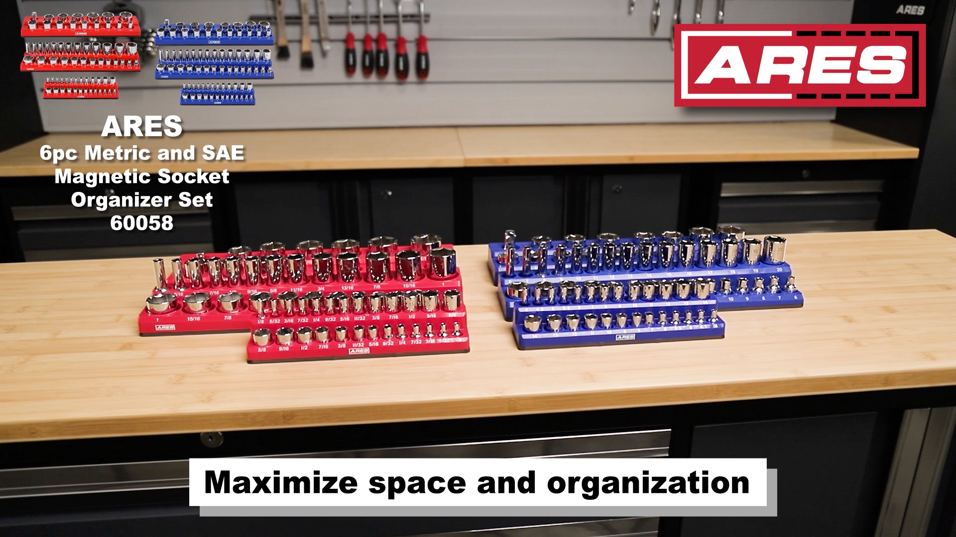 Amazon.com: ARES 60058-6-Piece Magnetic Socket Organizers - Metric