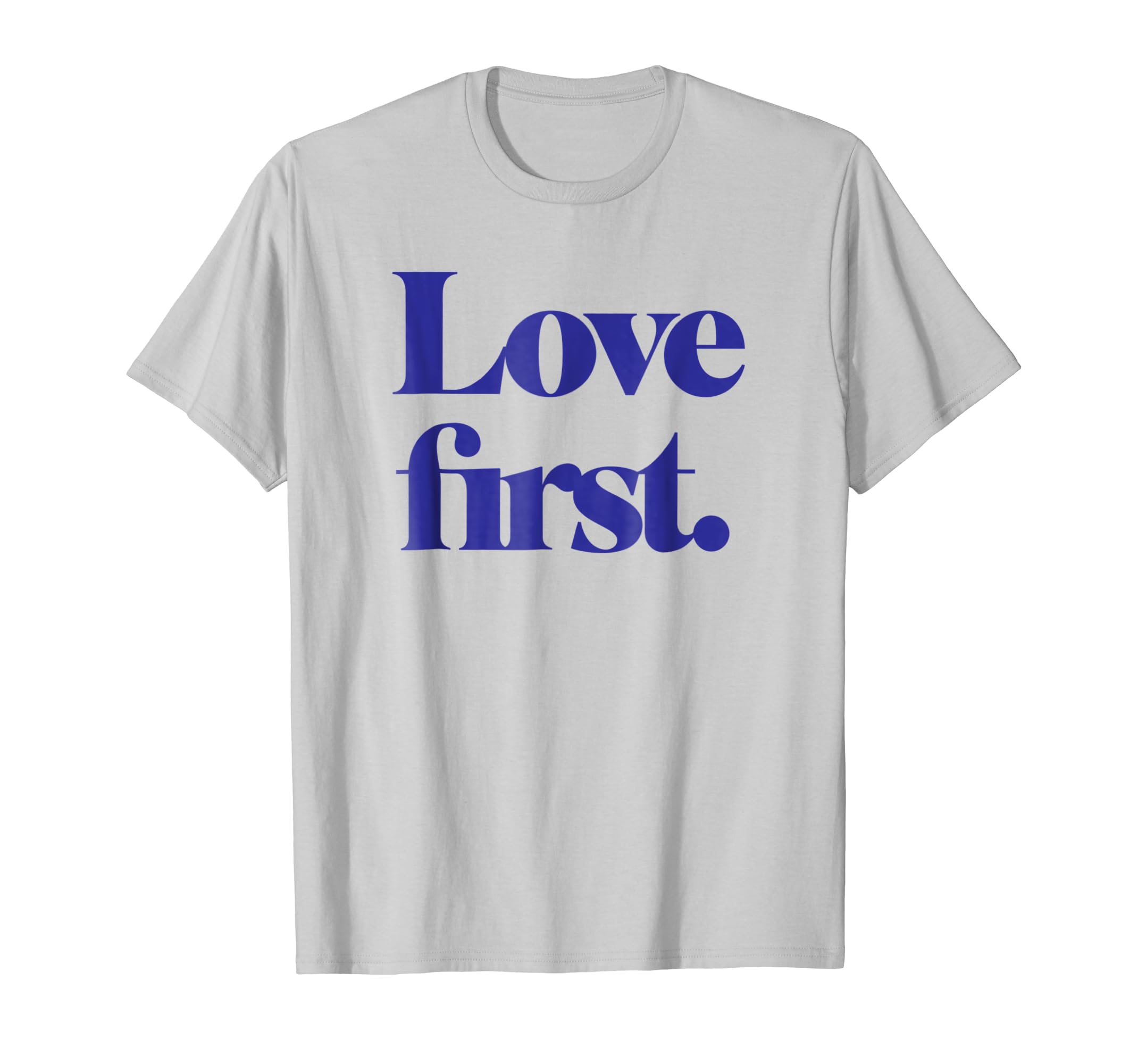 romantic Love slogan Clothing First shirt: Amazon.com: t